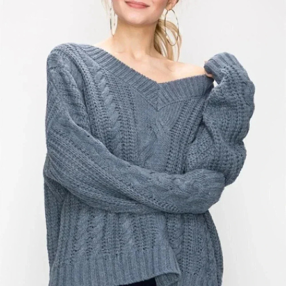 CABLE Knit Sweater - more colors - Picture 3 of 4